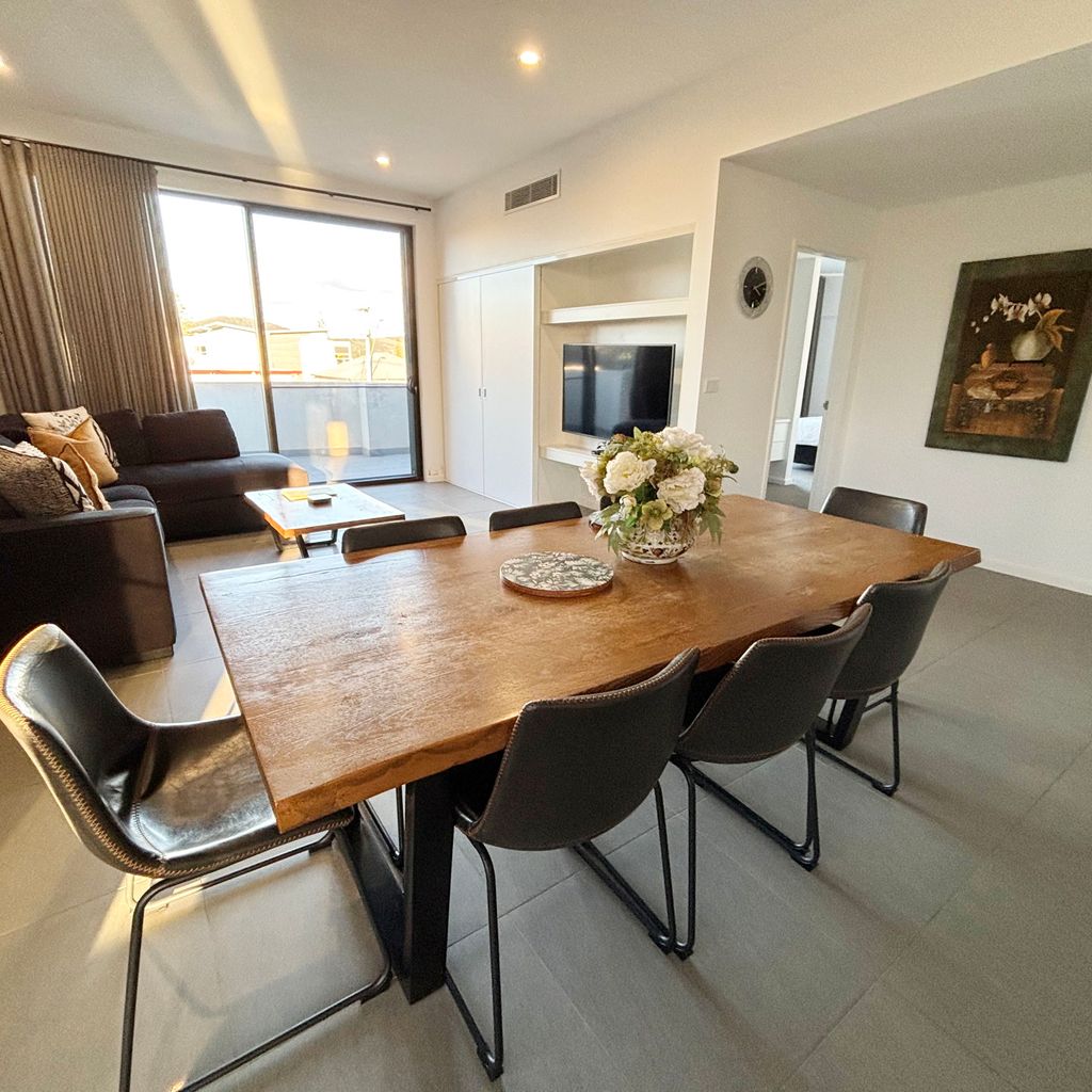 Dining and living area.