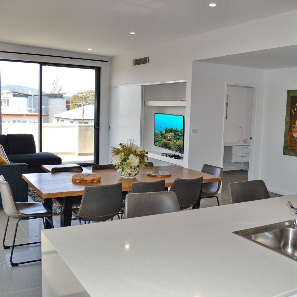 Living and dining area.