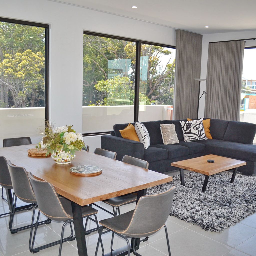 Living and dining area.