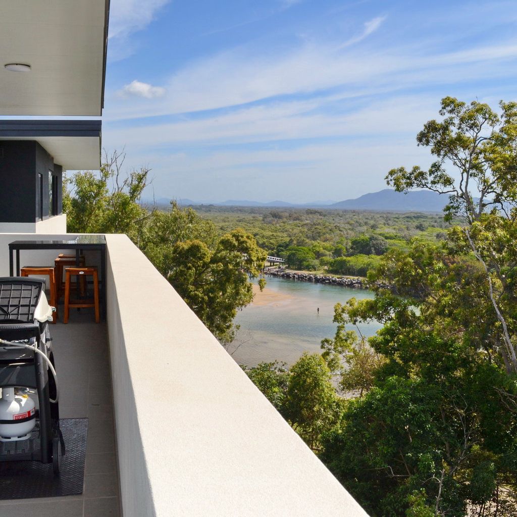 Balcony with view of Back Creek.