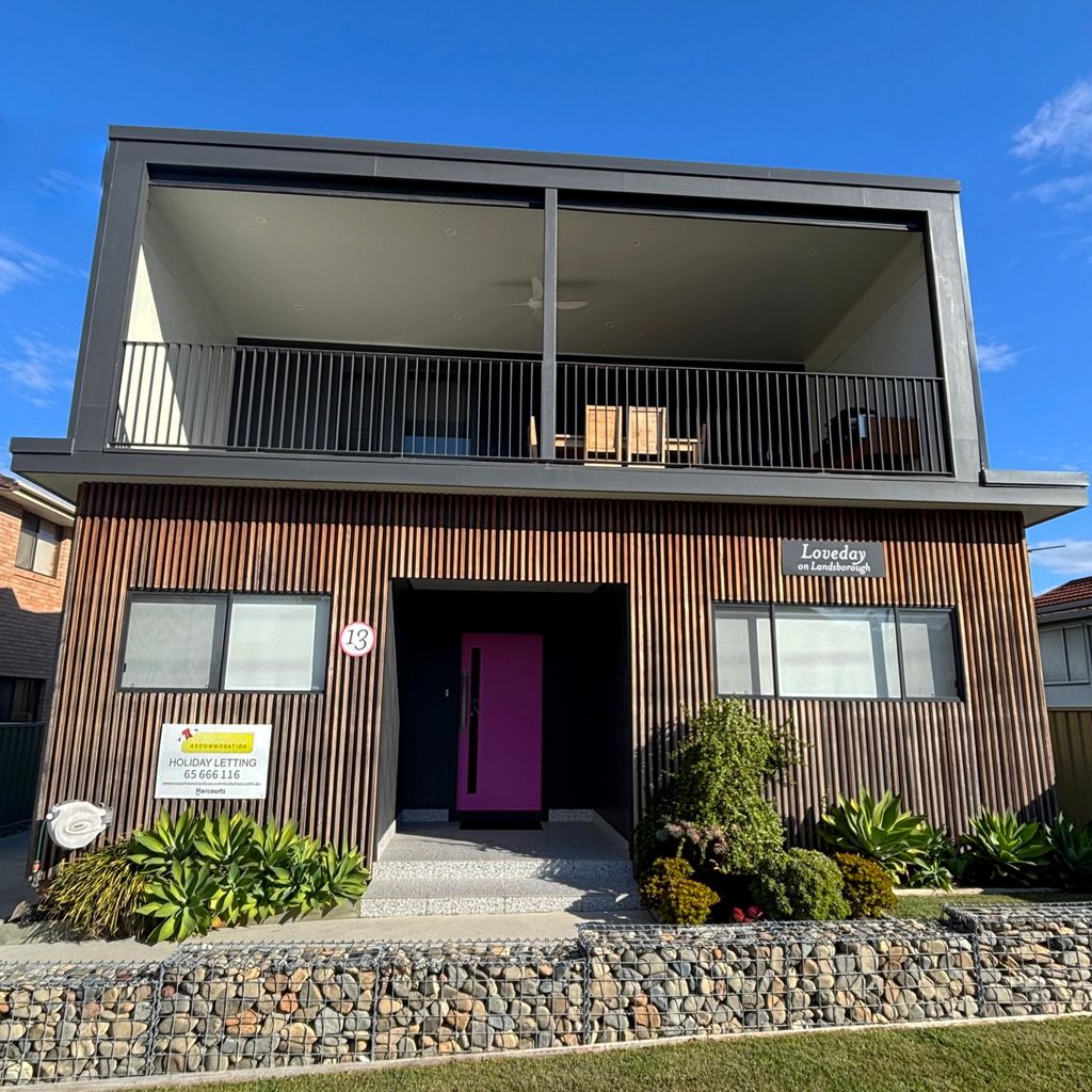 External front view of property. 