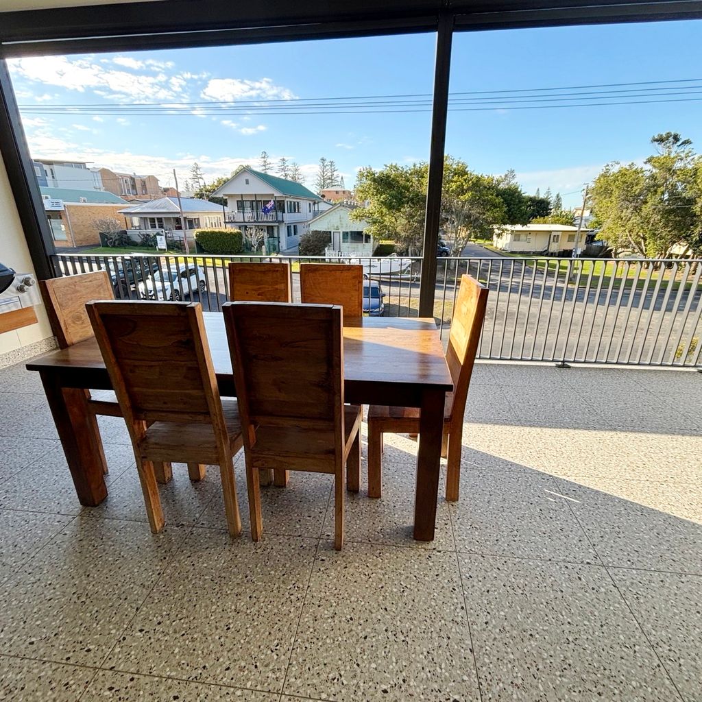 Outdoor dining.