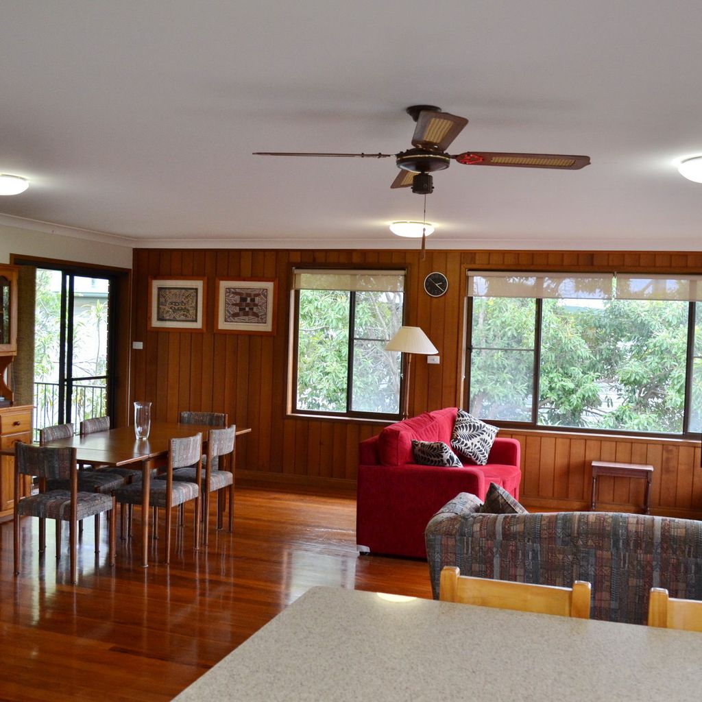 Living and dining area.