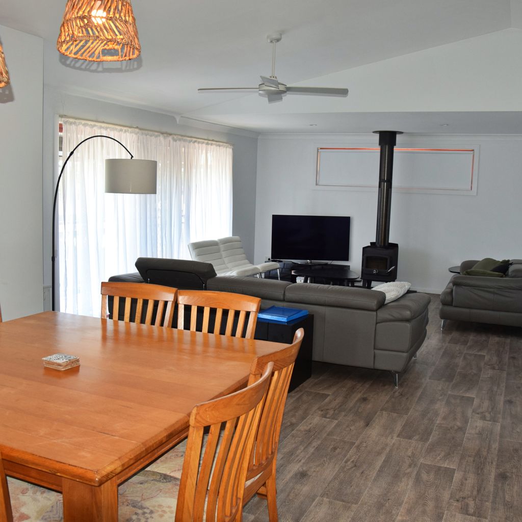 Living and dining area.