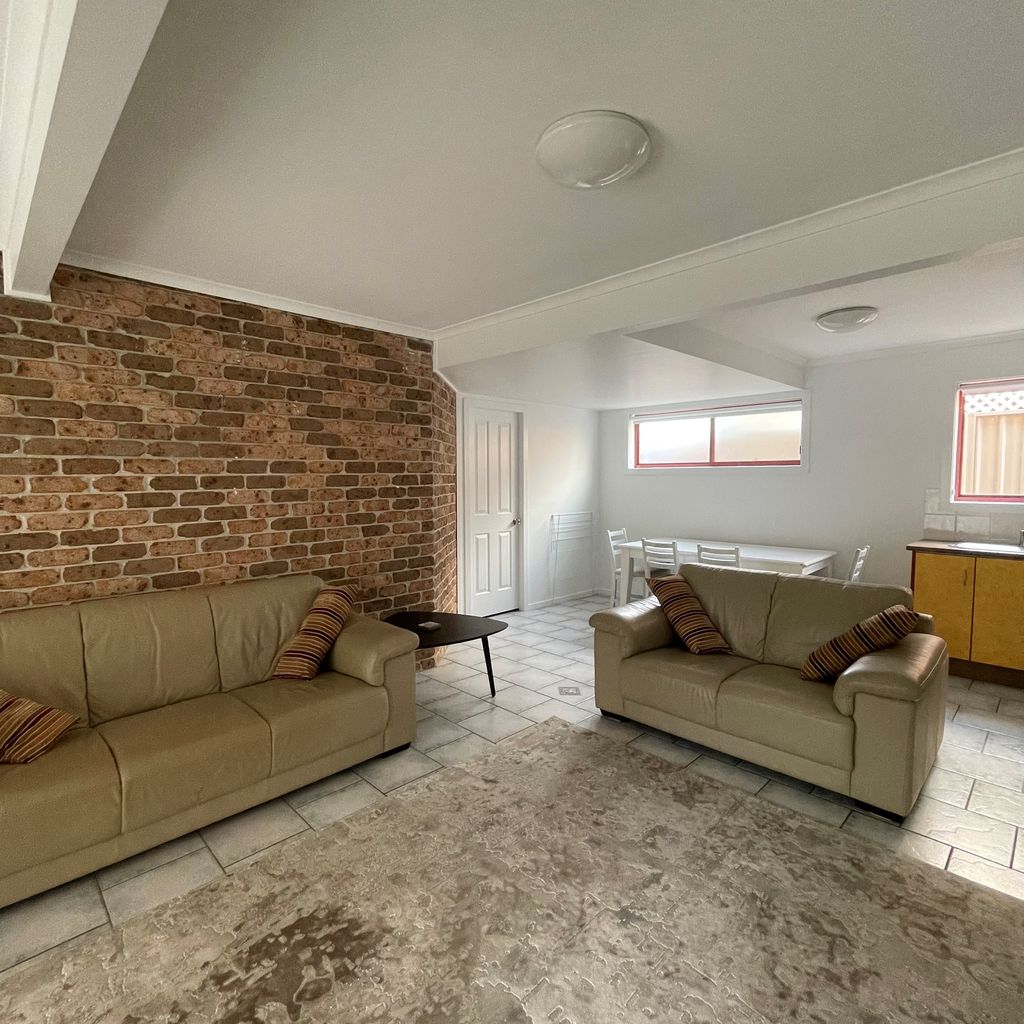 Downstairs living area.