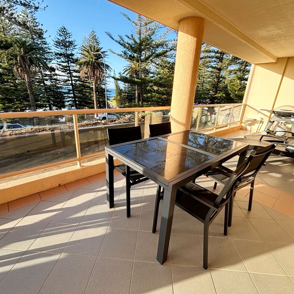 Balcony and outdoor dining. 