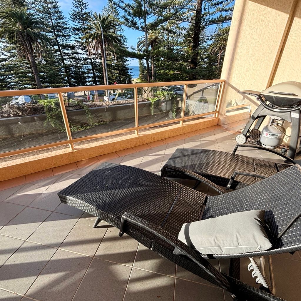 Balcony / outdoor BBQ area. 