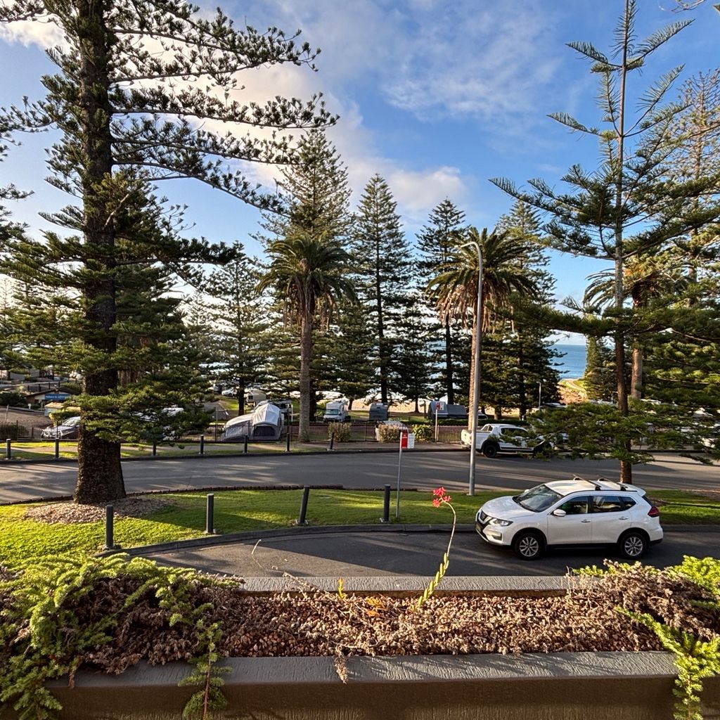View from balcony. 