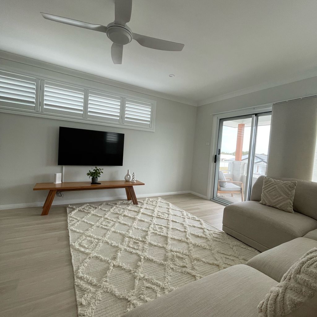 Upstairs living area.