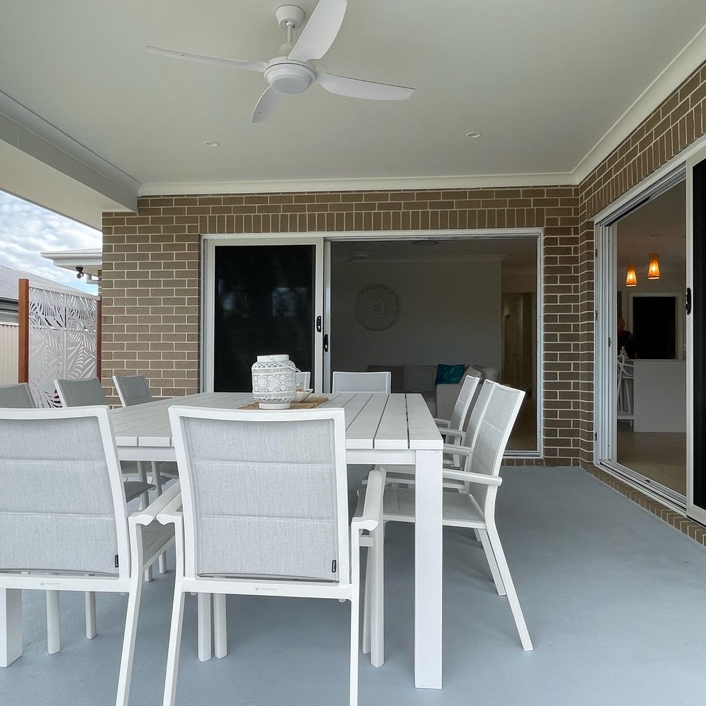 Alfresco dining area.