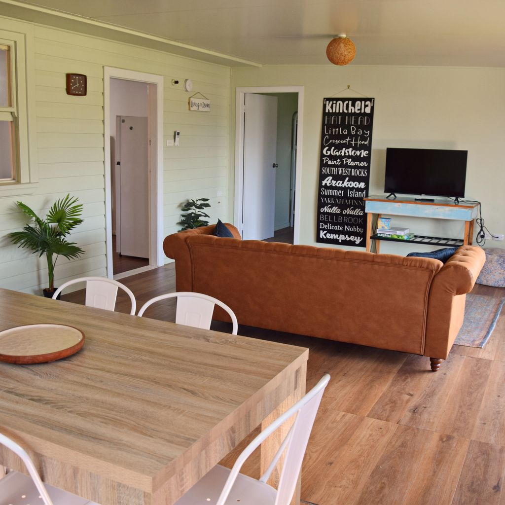 Living and dining area.