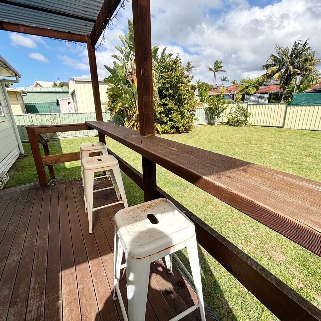Back deck. 