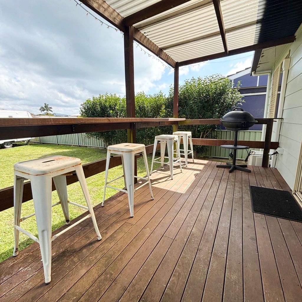 Back deck and BBQ area. 