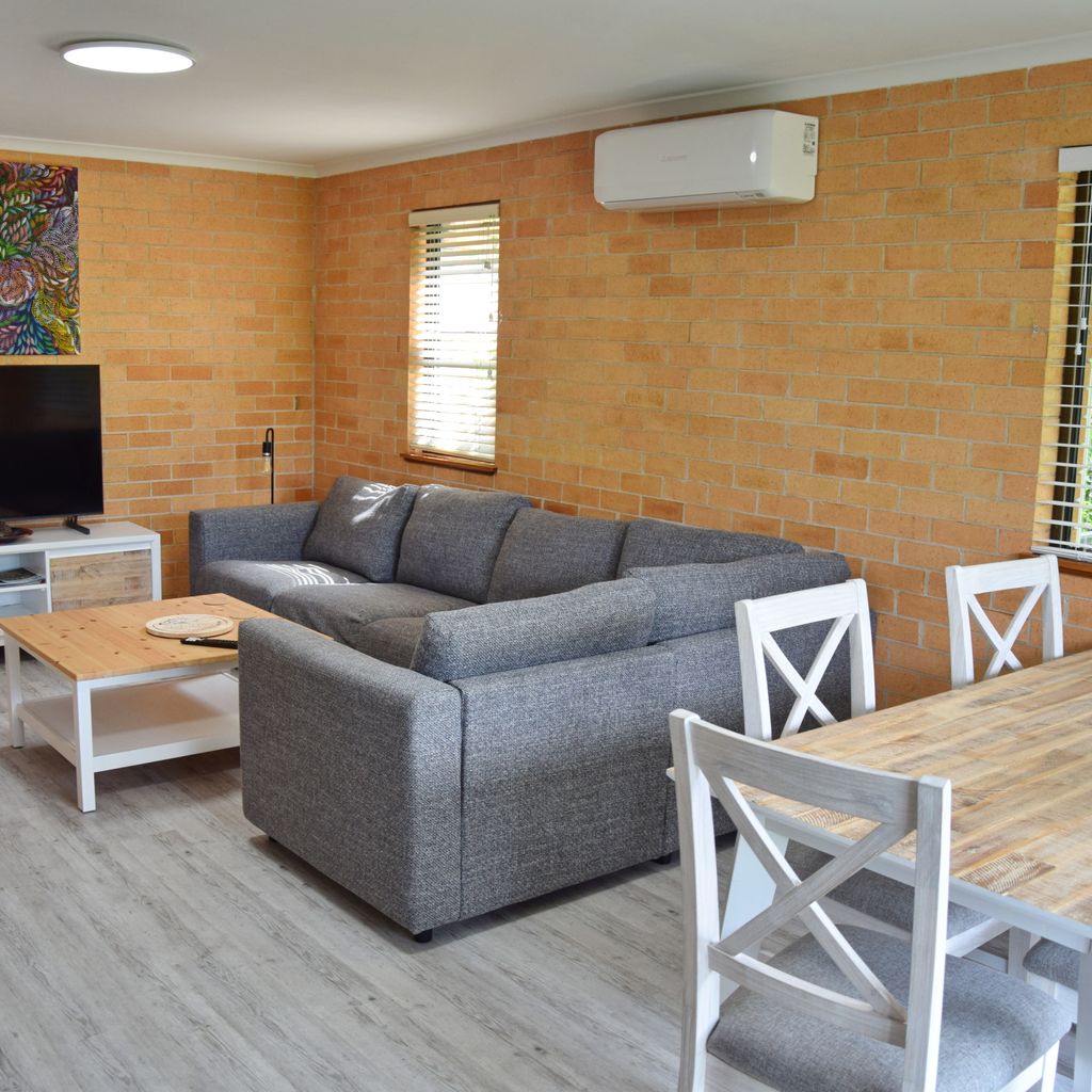 Dining and living area.