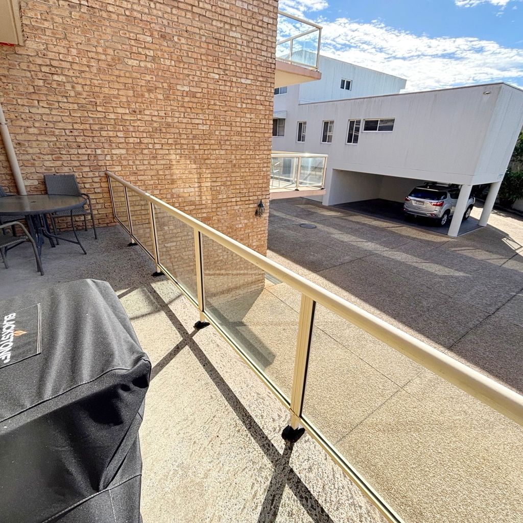 Private balcony/outdoor dining. 