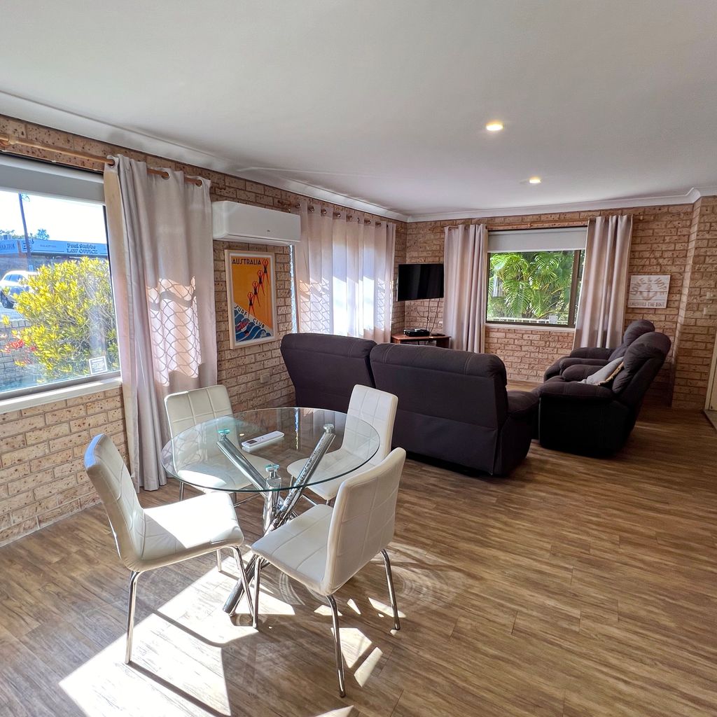 Living and dining area. 