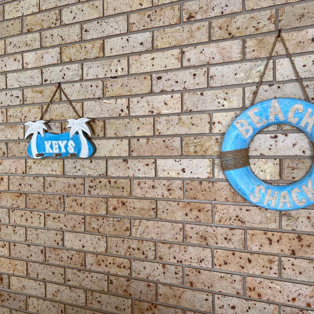 Sign in the property.