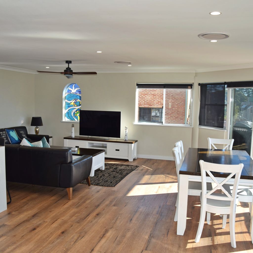 Living and dining area.