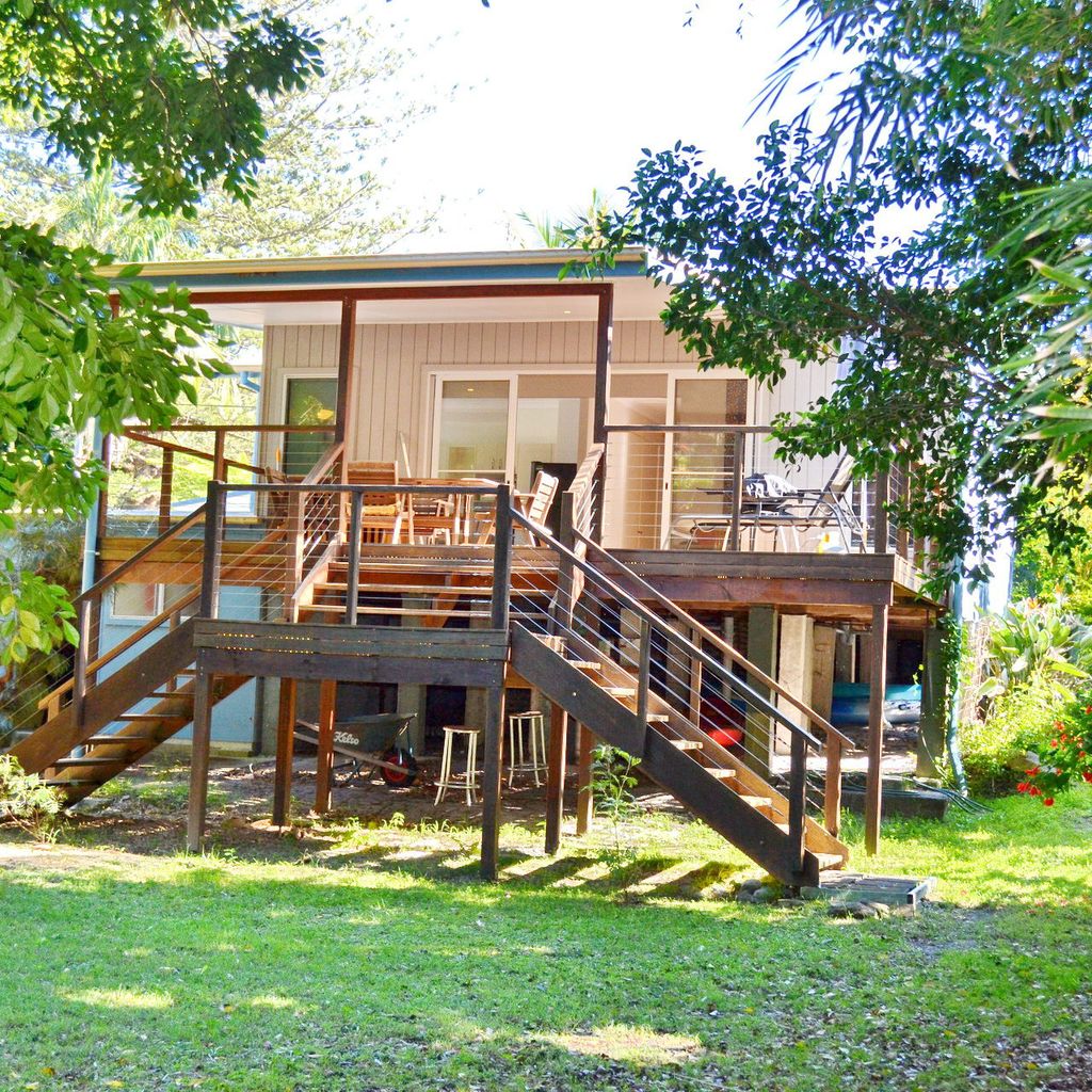 Property looking from back yard. 