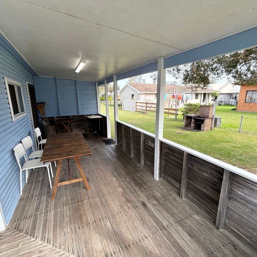 Back verandah. 