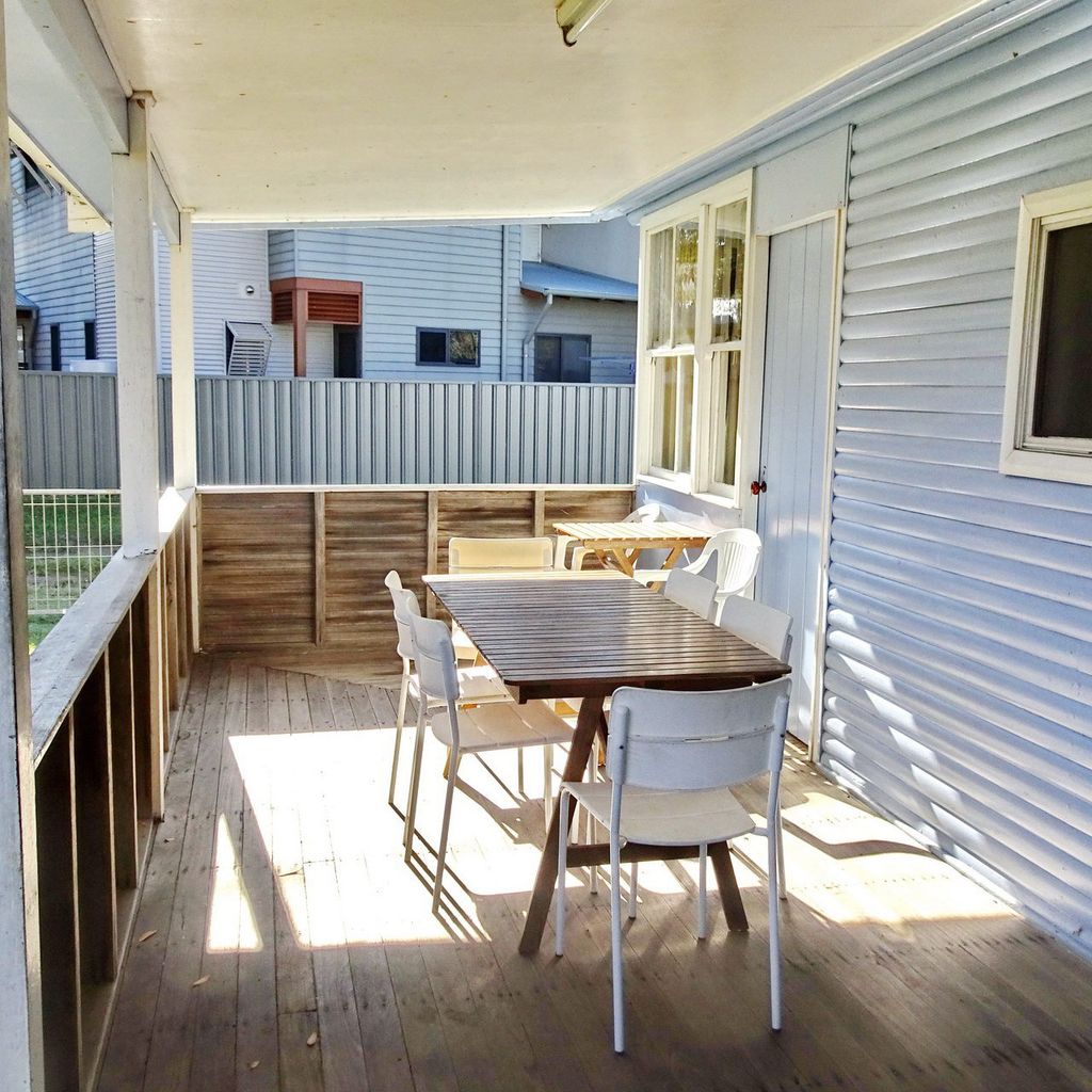 Back verandah. 