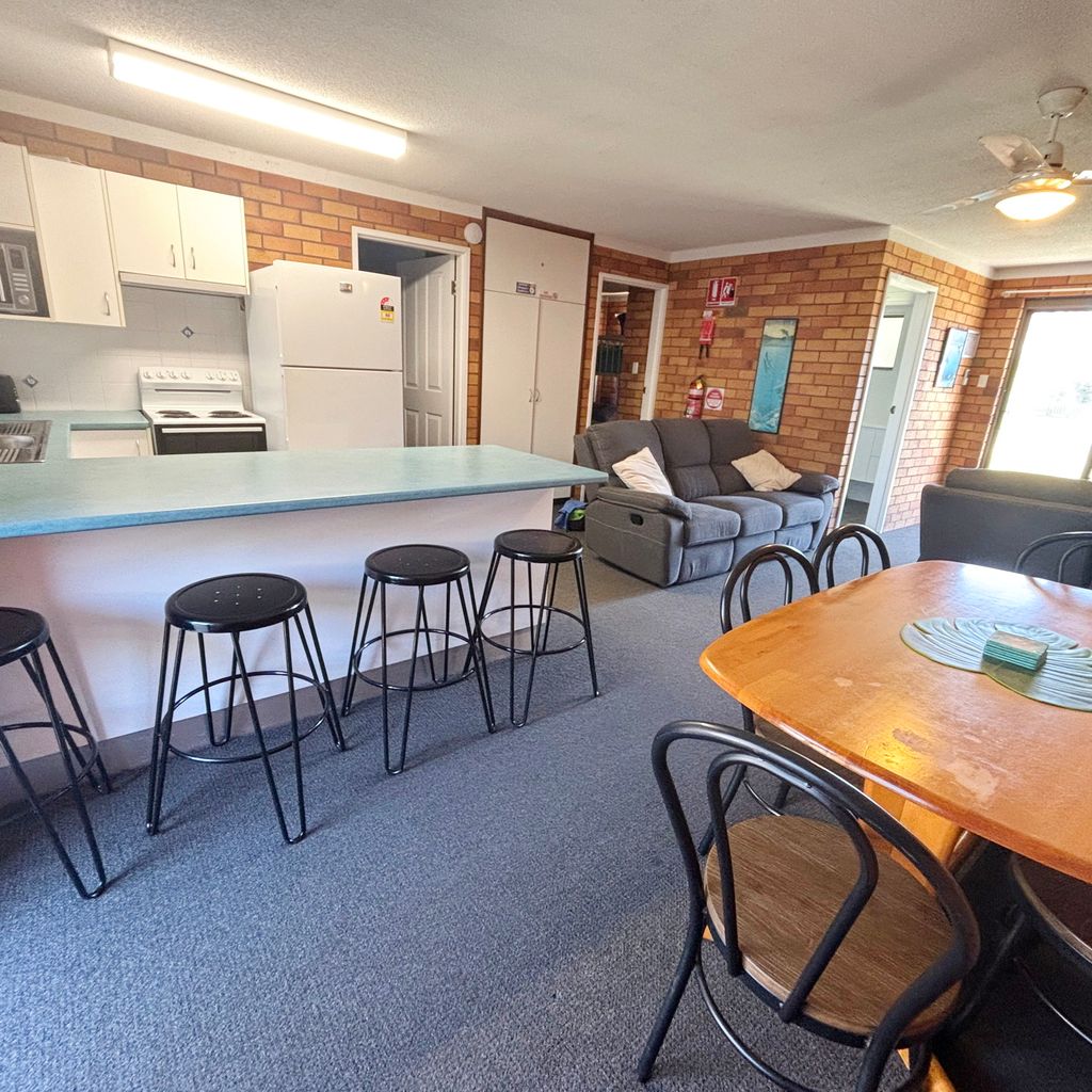 Dining area and kitchen. 