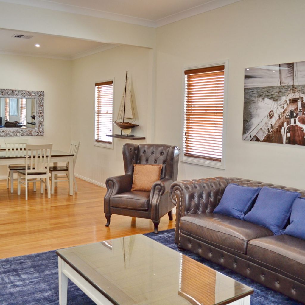 Living and dining area.