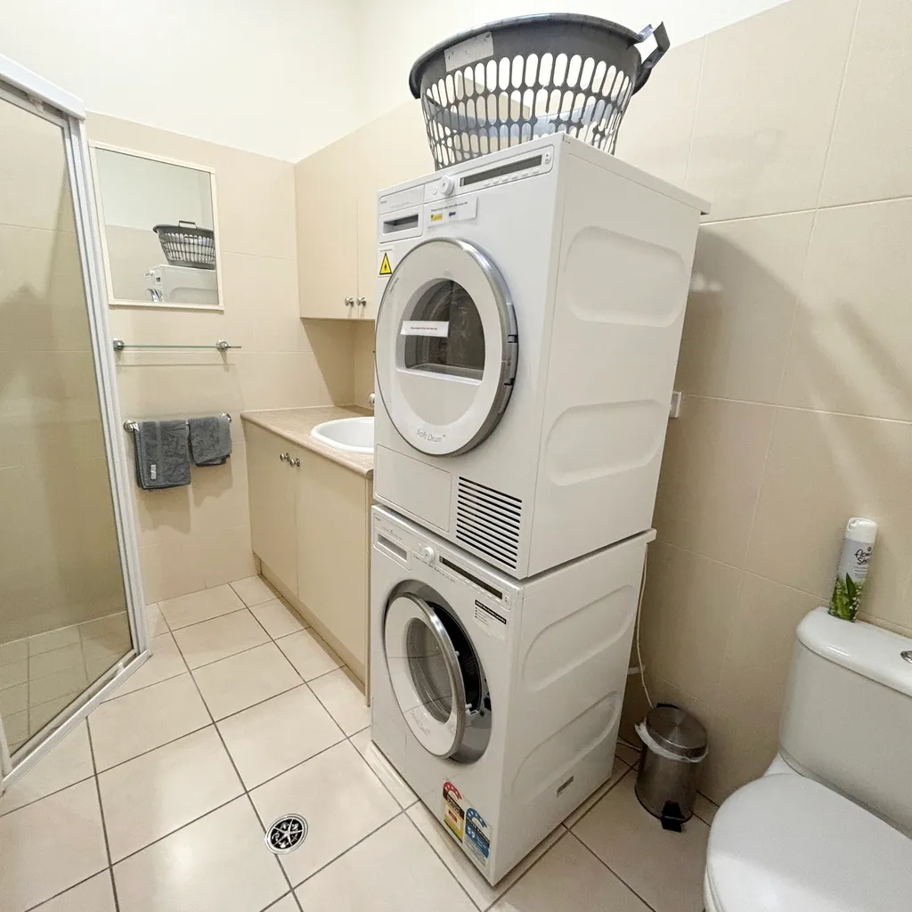 Laundry and second bathroom. 