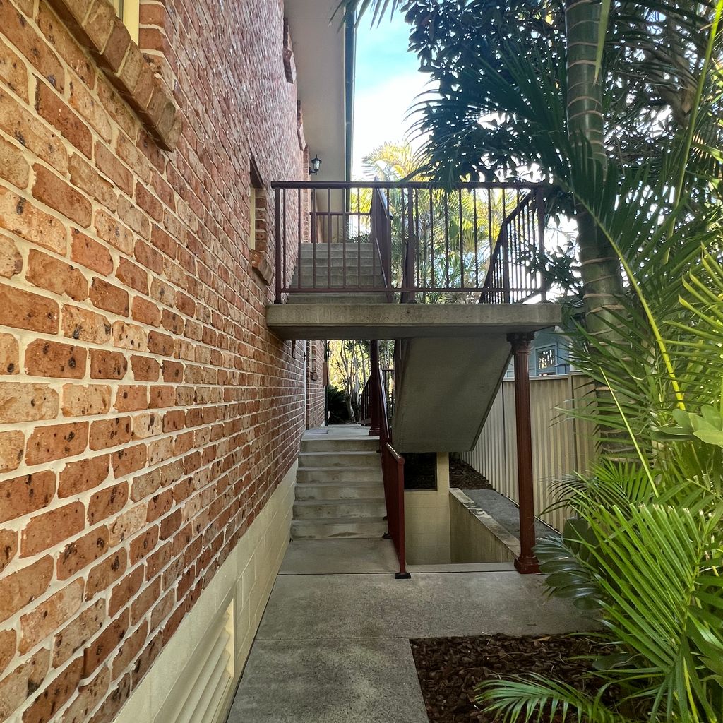 Stairway up to unit.