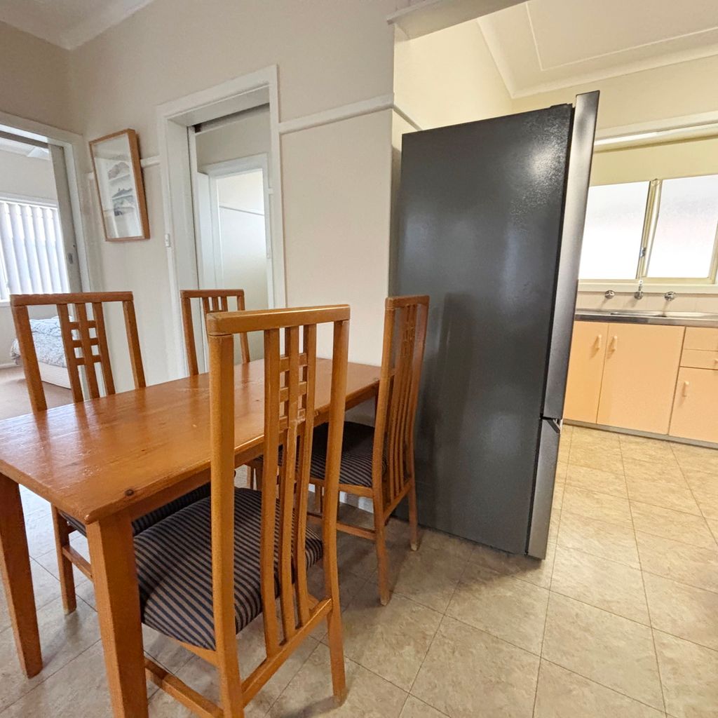 Dining area and kitchen. 