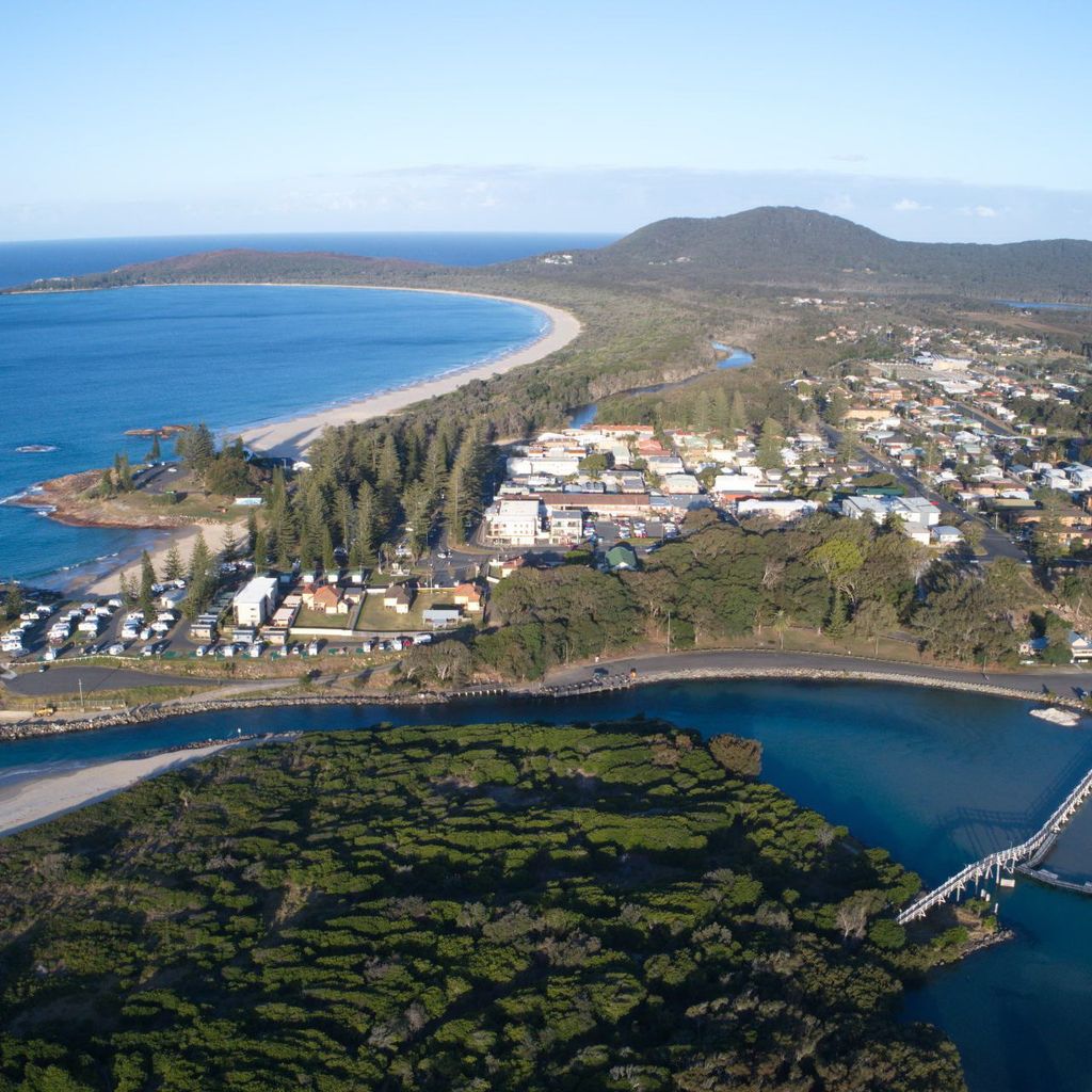 Aerial photo of property location.