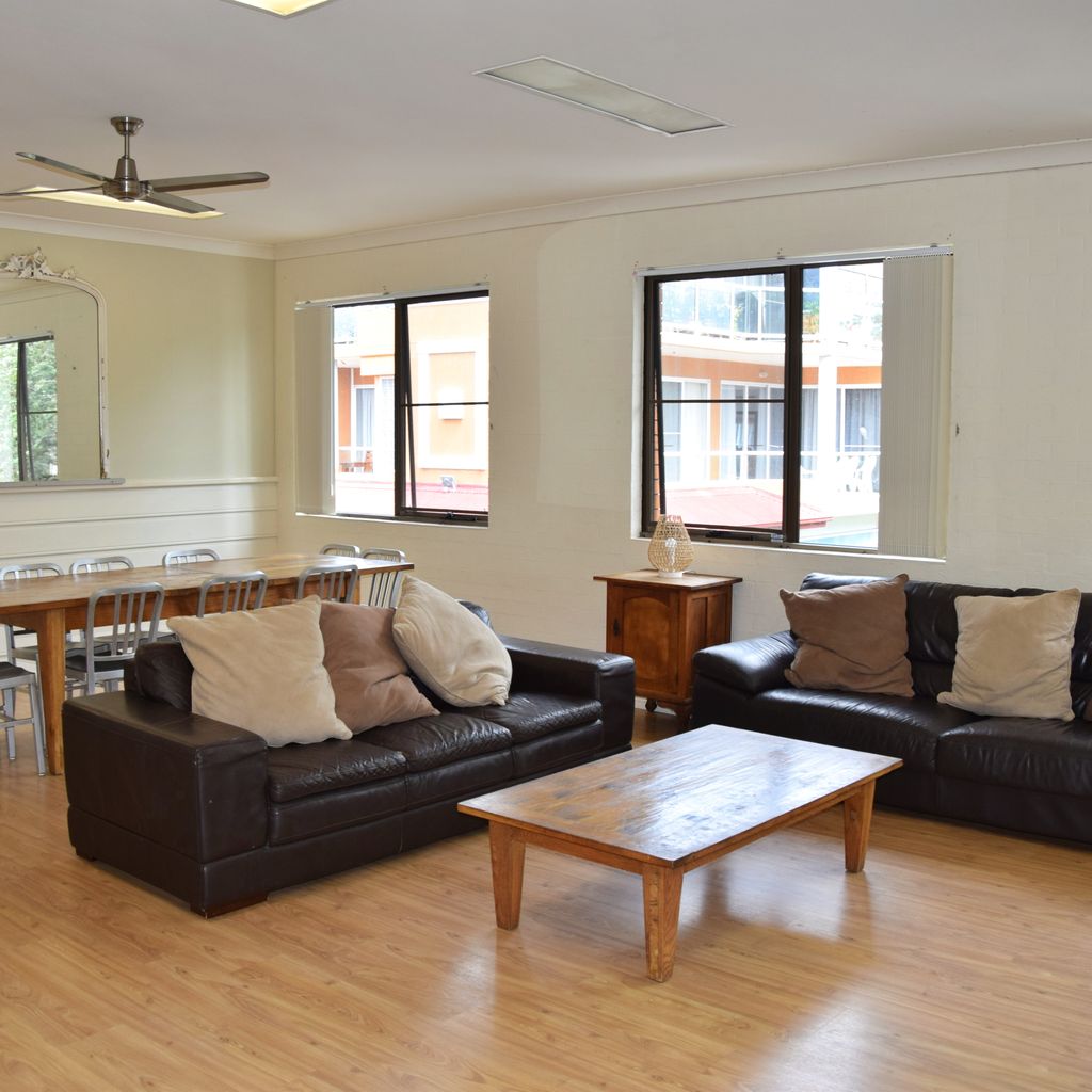 Living and dining area.