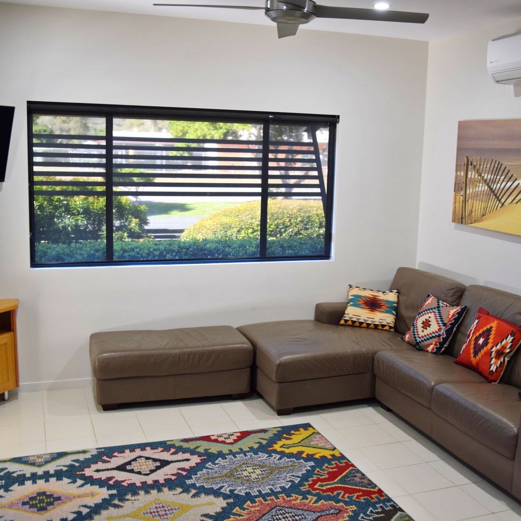 Downstairs living area.