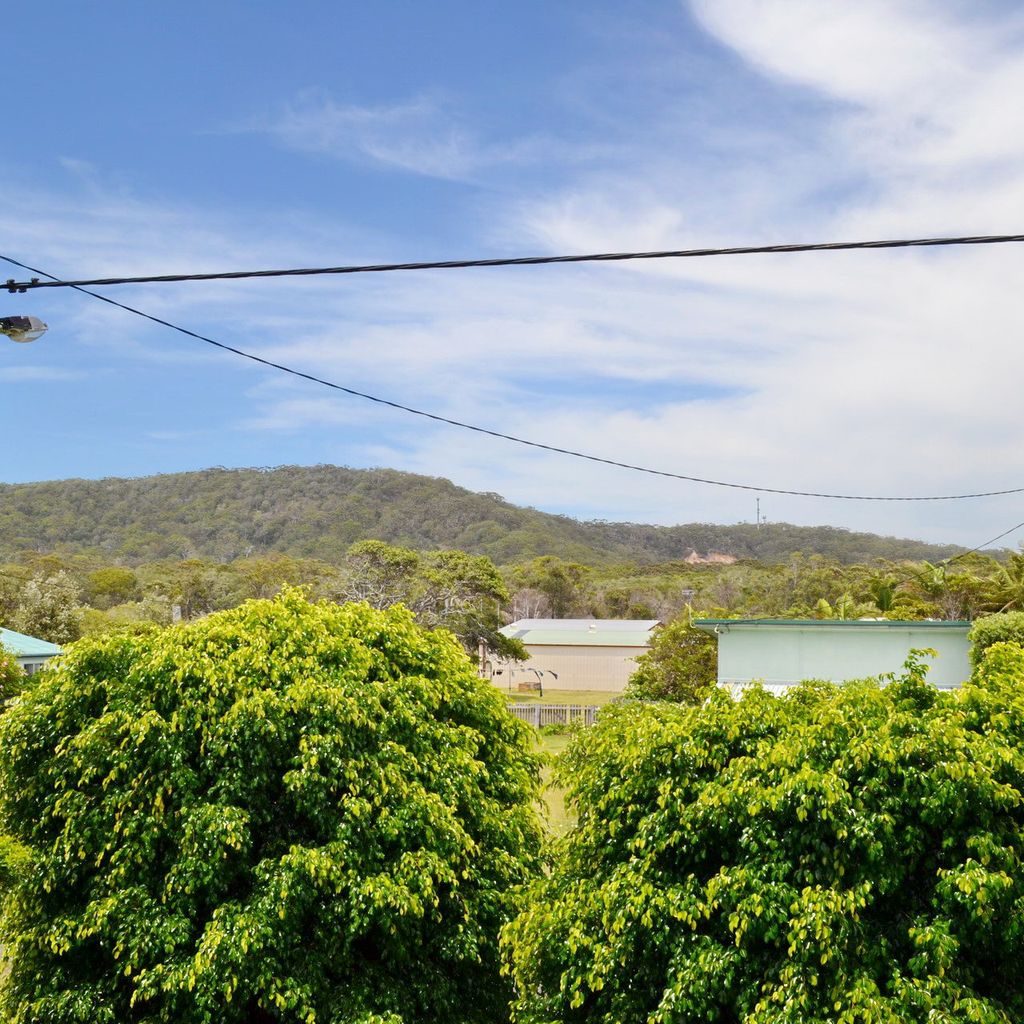 View from balcony.