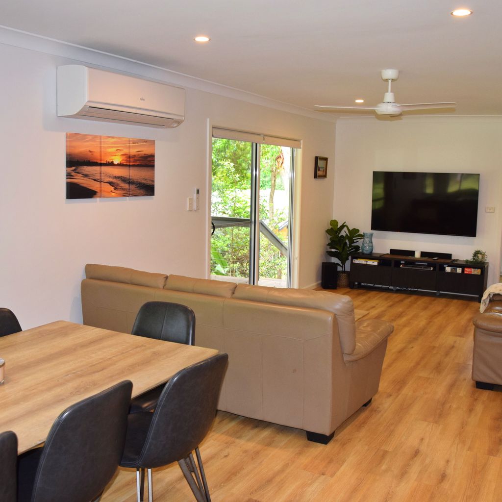 Living and dining area.