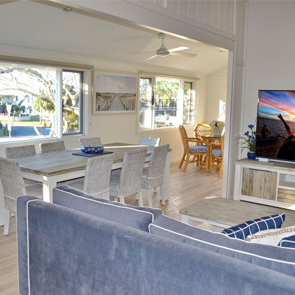 Living and dining area.