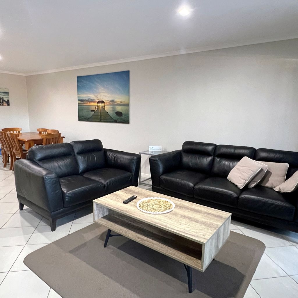 Living and dining area.