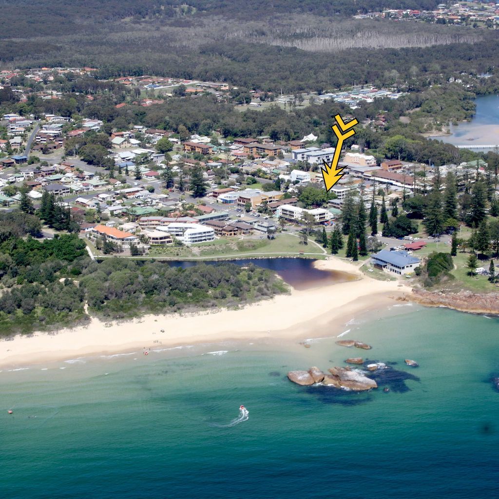 Aerial view of property.