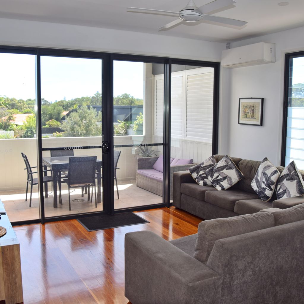 Living area and balcony.