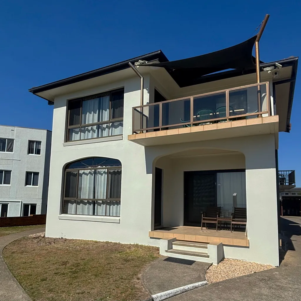 External view of the property. 