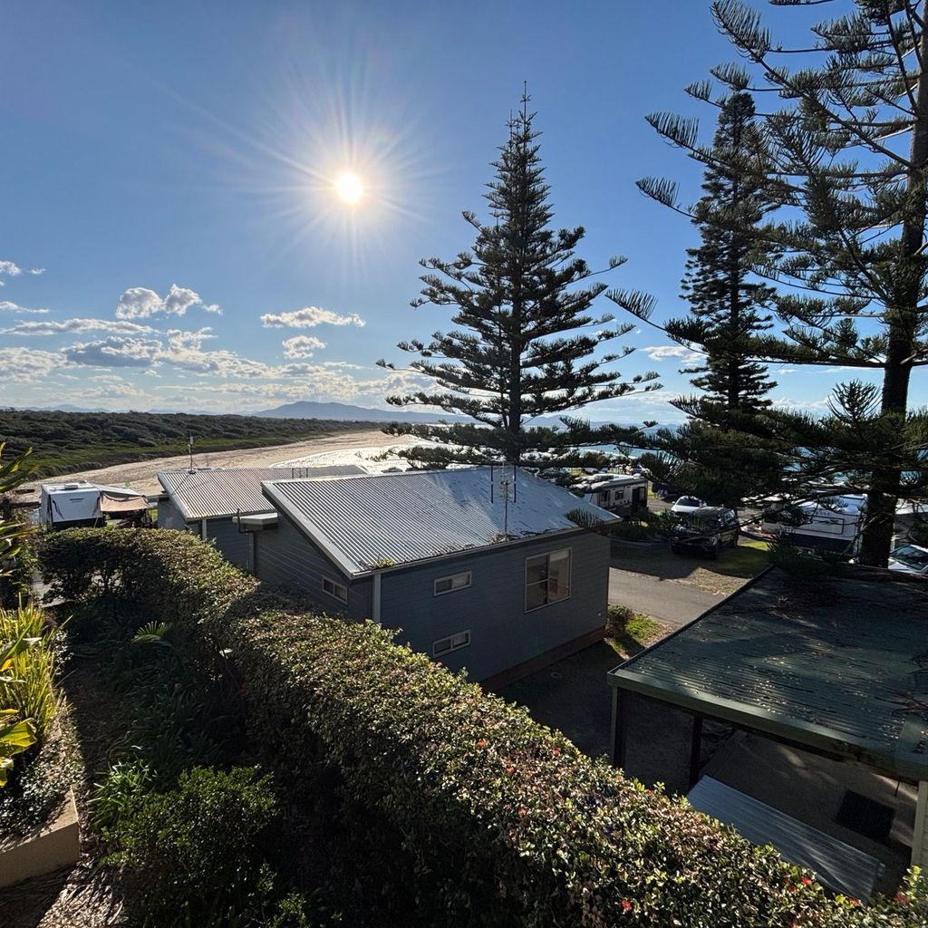 View from balcony. 