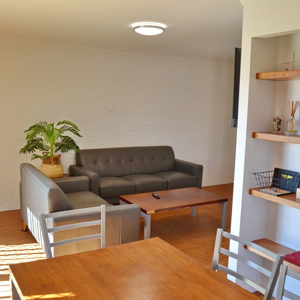 Living and dining area.