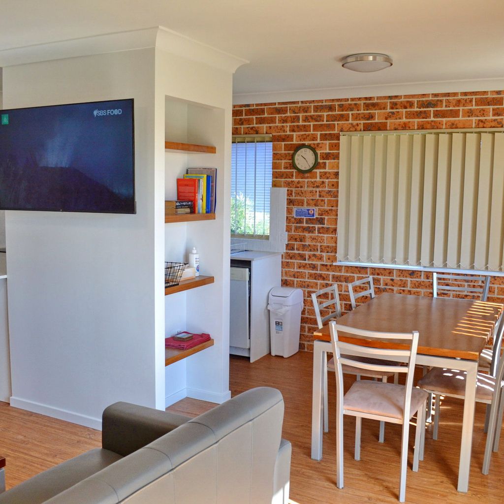 Living and dining area.