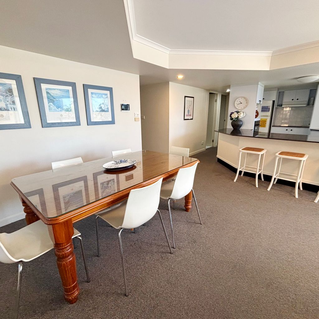 Dining area and kitchen. 