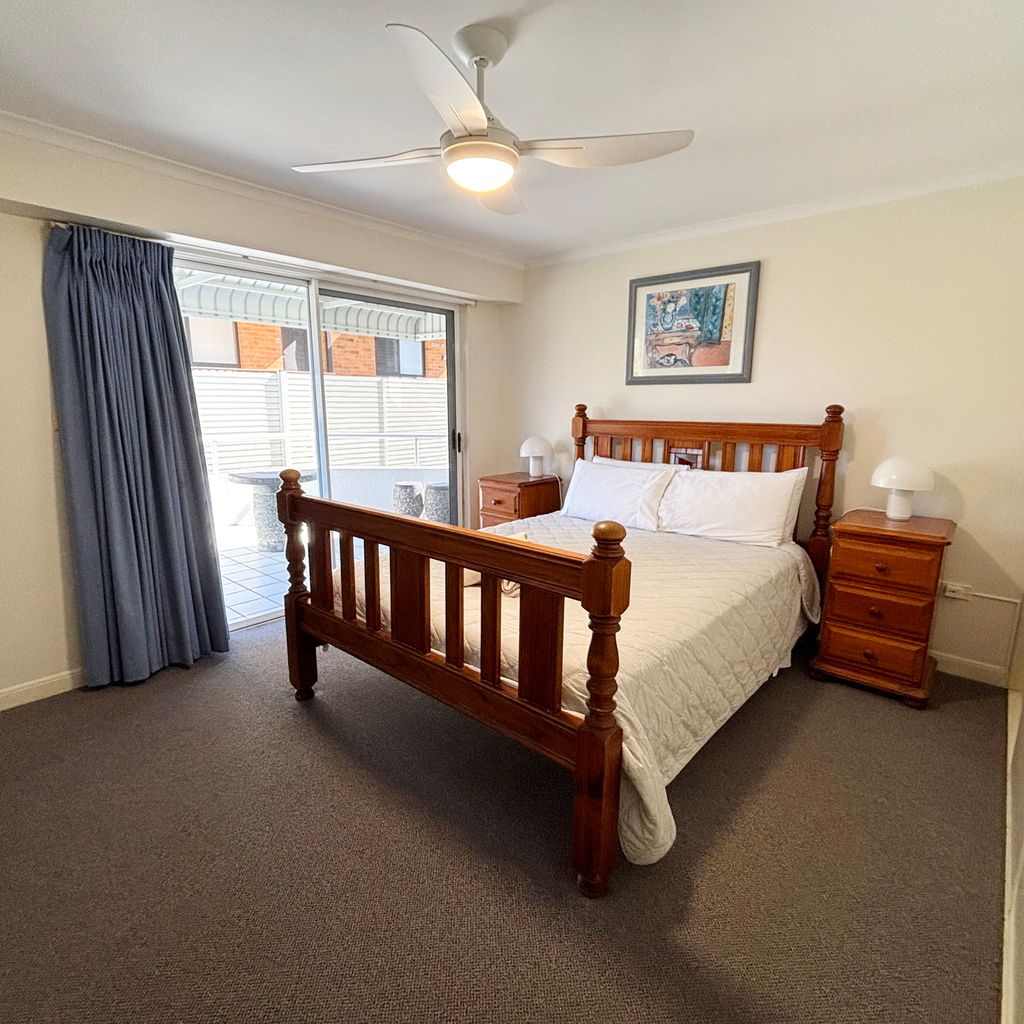Master bedroom and private side-balcony.