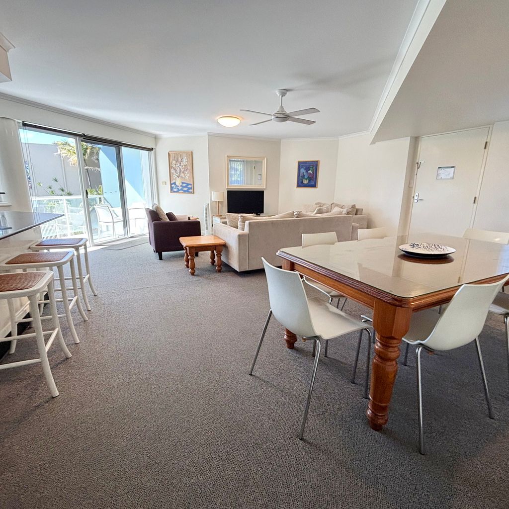 Dining and living area.