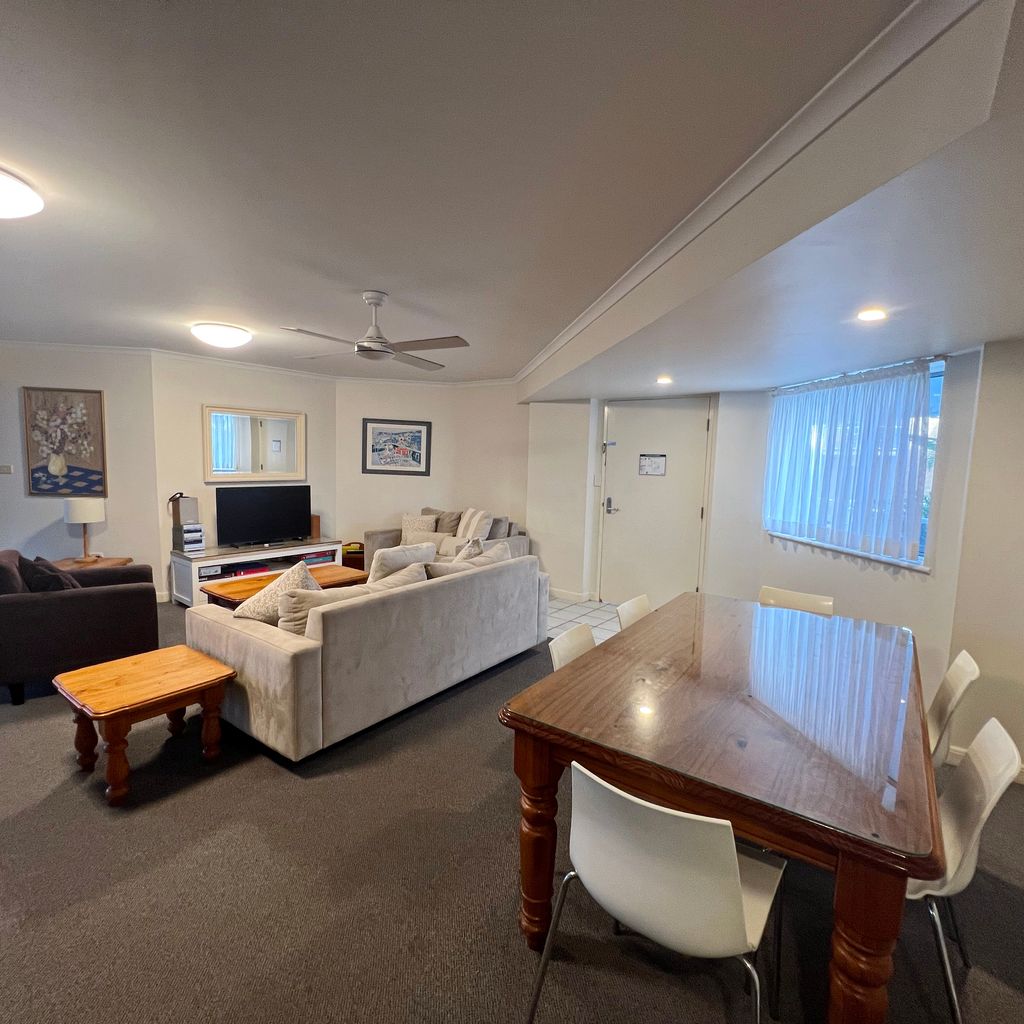 Living and dining area.