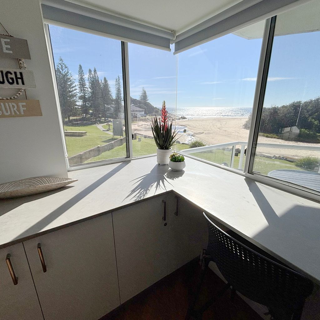 View from kitchen. 