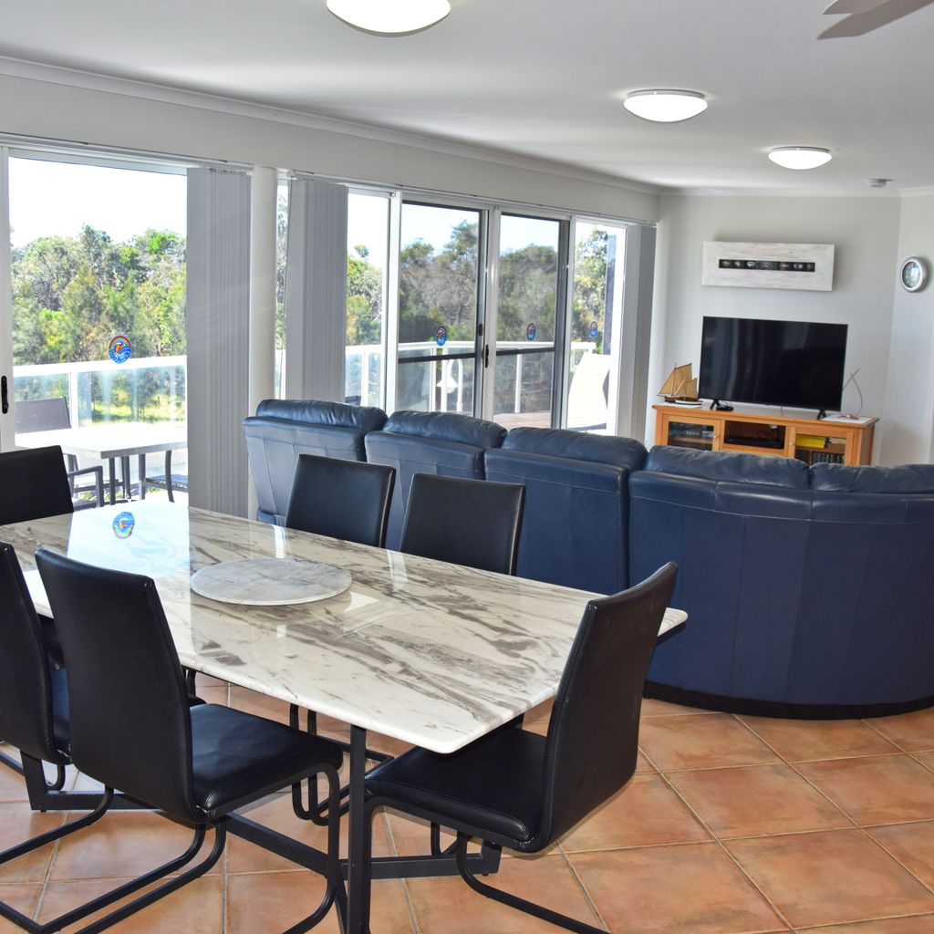 Living and dining area.