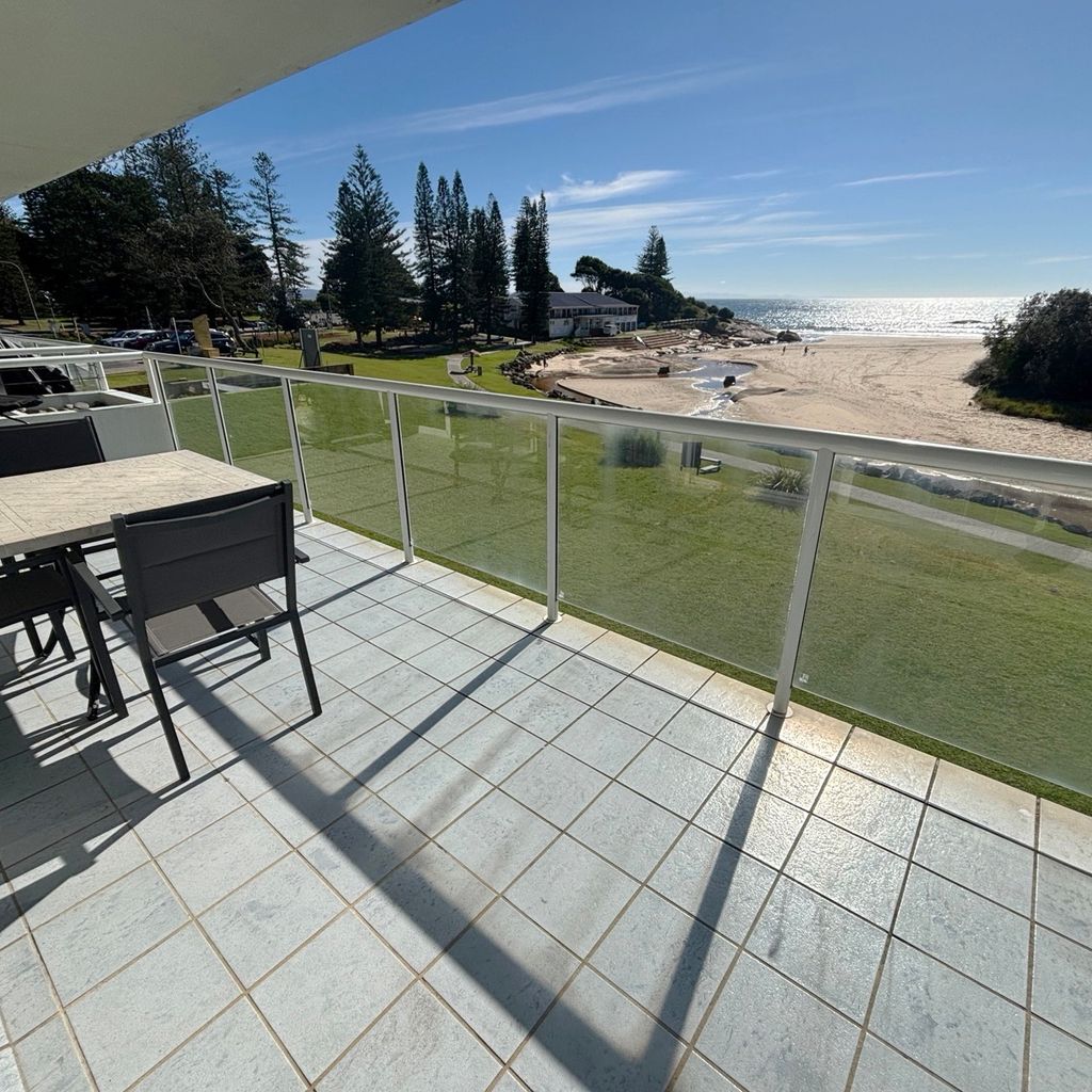 Balcony and outdoor dining. 